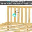 Wooden Bed Frame Queen Size Oak Platform Bed Base Bedroom Furniture