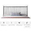 Double Modern Metal Bed Frame Iron Bed Base Bedroom Furniture Black