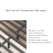 Double Modern Metal Bed Frame Iron Bed Base Bedroom Furniture Black