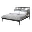 Double Modern Metal Bed Frame Iron Bed Base Bedroom Furniture Black