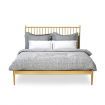 Double Modern Metal Bed Frame Iron Bed Base Bedroom Furniture Gold
