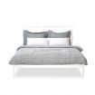 Double Modern Metal Bed Frame Iron Bed Base Bedroom Furniture White