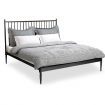 Queen Modern Metal Bed Frame Iron Bed Base Bedroom Furniture Black