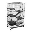 Rabbit Cage Bunny Metal Cage Cat Ferret Hutch Guinea Pigs House Small Animal Home Indoor Outdoor 5-Levels