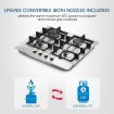4 Burner Gas Cooktop Hob Stainless Steel Kitchen Gas Stove NG LPG