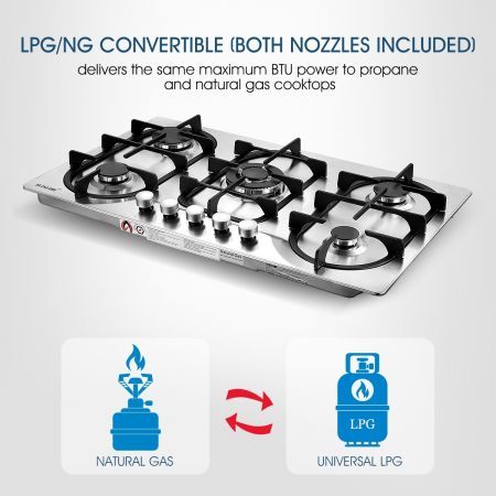 Ceramic Cooktop Stove Electric Cooktop Hob Cooker Glass Top 4 Burners 6  Zones 60cm Touch Control Built In Maxkon