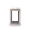 Mirrored Bedside Table Side Lamp Table Nightstand Mirror Bedroom Furniture with Storage