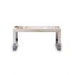 Modern Mirrored Coffee Table Wooden Side Table Living Room Furniture