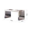 Modern Mirrored Coffee Table Wooden Side Table Living Room Furniture