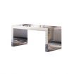 Modern Mirrored Coffee Table Wooden Side Table Living Room Furniture