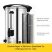 Maxkon 20L Hot Water Urn Instant Hot Water Dispenser with Double Layer