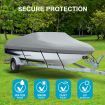 OGL 14-16 ft Trailerable Boat Cover Waterproof Marine Grade Fabric for V Hull Fishing Boats