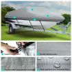 OGL 14-16 ft Trailerable Boat Cover Waterproof Marine Grade Fabric for V Hull Fishing Boats