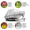 OGL 17-19 ft Trailerable Jumbo Boat Cover Waterproof Marine Grade Fabric