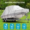 OGL 17-19 ft Trailerable Jumbo Boat Cover Waterproof Marine Grade Fabric