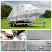 OGL 19-21 ft Trailerable Jumbo Boat Cover Waterproof Marine Grade Fabric