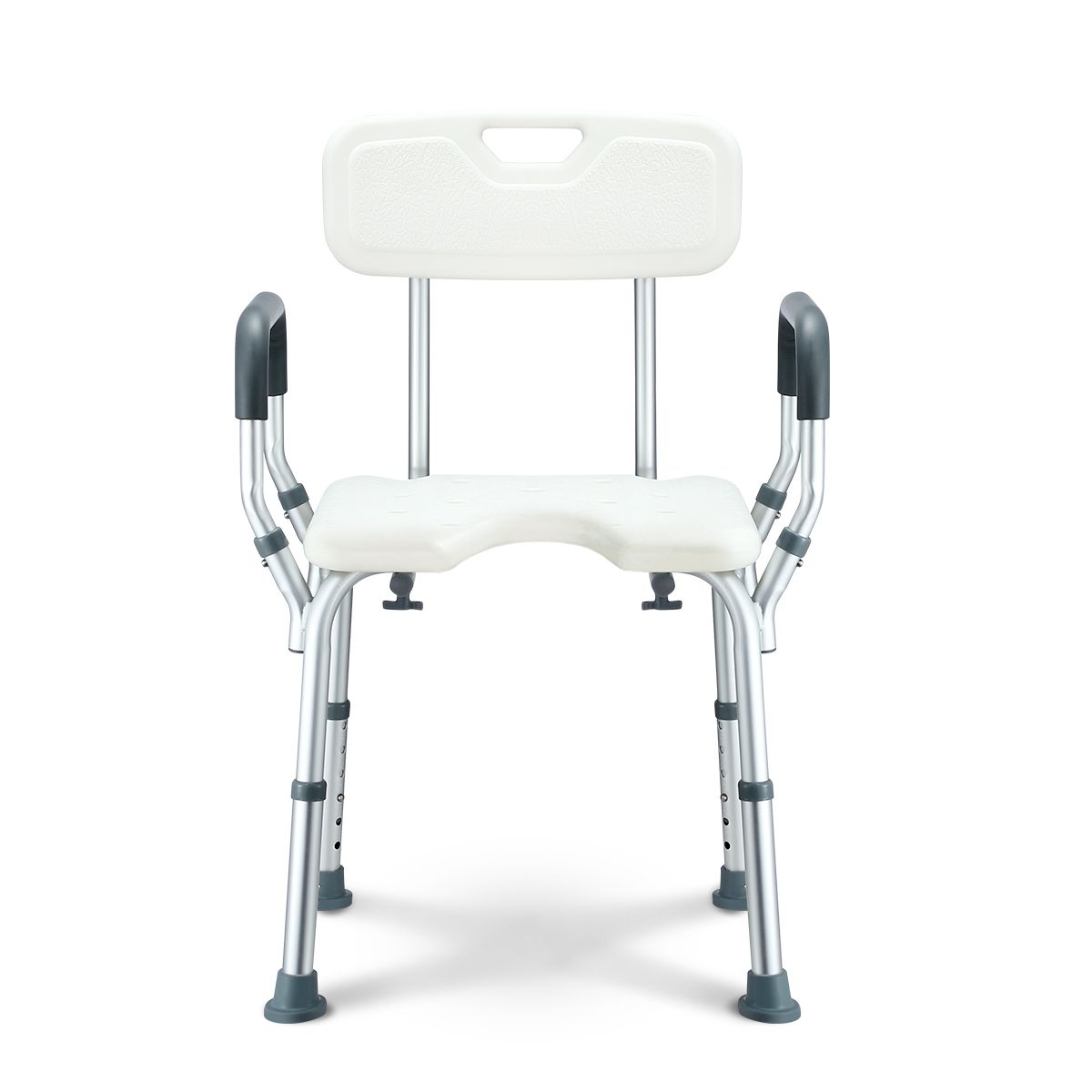 Medical Shower Chair Bathtub Bath Seat Stool with Back and Armrests