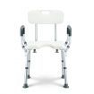 Medical Shower Chair Bathtub Bath Seat Stool with Back and Armrests