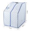 Portable Steam Sauna Full Body Spa Kit 1000W Steamer W/Foldable Chair + Remote Control