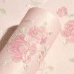 3D Self Adhesive Floral Pattern Non-Woven Wall Paper 53CMX3M Lt.Pink