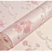 3D Self Adhesive Floral Pattern Non-Woven Wall Paper 53CMX3M Lt.Pink