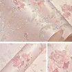 3D Self Adhesive Floral Pattern Non-Woven Wall Paper 53CMX3M Lt.Pink