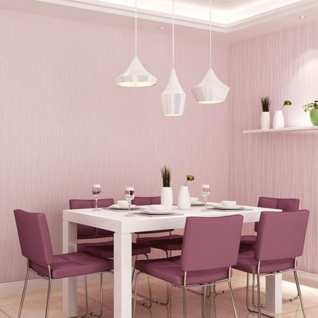 3D Self Adhesive Non-Woven Wall Paper 53CMX5M Lt.Pink