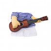 Pet Funny costume playing guitar