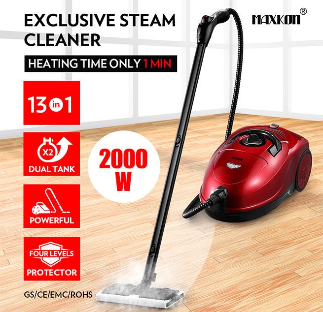 Maxkon 3.4L High Pressure Steam Cleaner Steam Mop Machine