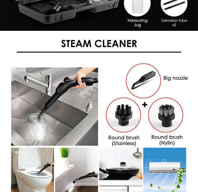 Maxkon 3.4L High Pressure Steam Cleaner Steam Mop Machine