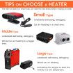 12V 150W Car Auto Heater Air Purifier Cooler Dryer Demister Defroster 2 in 1 Hot Warm Fan Truck Van