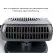 New Car Heater Air Cooler Fan Windscreen Demister Defroster 12V(Black)