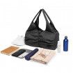 Travel Yoga Gym Bag for Men and Women with Shoes Compartment and Wet Dry Storage Pockets