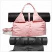 Travel Yoga Gym Bag for Men and Women with Shoes Compartment and Wet Dry Storage Pockets