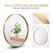 Gold Large Round Mirror Decorative Wall Mirror 60cm