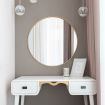 Gold Large Round Mirror Decorative Wall Mirror 80cm