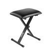 Keyboard Bench Stool Melodic X Style Adjustable Padded Folding Padded Piano Seat