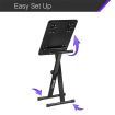 Keyboard Bench Stool Melodic X Style Adjustable Padded Folding Padded Piano Seat