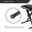 Keyboard Bench Stool Melodic X Style Adjustable Padded Folding Padded Piano Seat