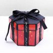 Creative Explosion Box 6 Faces Explosion Gift Box, Love Memory DIY Handmade Photo Album Scrapbook, Surprise Photo Album Box,
