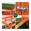 Chicken Coop Run Walk In Cage House Rabbit Hutch Pet Bunny Ferret Duck Enclosure Outdoor Wooden XXL