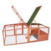 Chicken Coop Run Walk In Cage House Rabbit Hutch Pet Bunny Ferret Duck Enclosure Outdoor Wooden XXL
