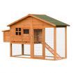 Petscene Wooden Rabbit Hutch Cage XL Guinea Pig Chicken Coop Run House with Nesting Box