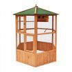 Petscene XL Wooden Bird Cage Pet Home Aviary Budgie Canary Parrot Finch House