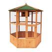 Petscene XL Wooden Bird Cage Pet Home Aviary Budgie Canary Parrot Finch House