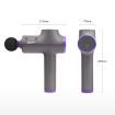 Vibration Massage Gun Muscle Deep Tissue Percussion Electric Body Massager Grey