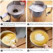 Milk Frother 2-Speed 13000 /15000 RPM Handheld USB Rechargeable Foam Maker Electric Frother with 2 Stainless Whisks Adjustable Durable Blender