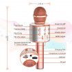 Bluetooth Karaoke Microphone Wireless Microphone Professiona Speaker Handheld Microfone 2cols availble