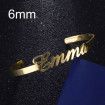 Poly Design Your Own Hollow Name Bangle Personalized Bracelet