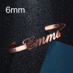 Poly Design Your Own Hollow Name Bangle Personalized Bracelet